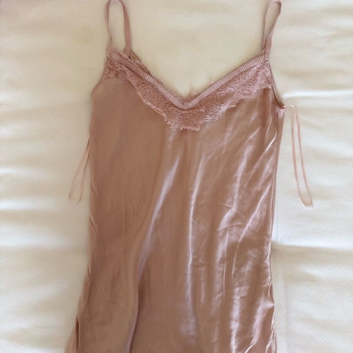 Silk cami top Massimo Dutti, like new, pink, size S