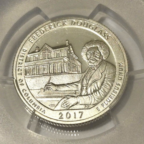 2017 USA Silver Proof Quarter Dollar PCGS PR 69 Frederic Douglas