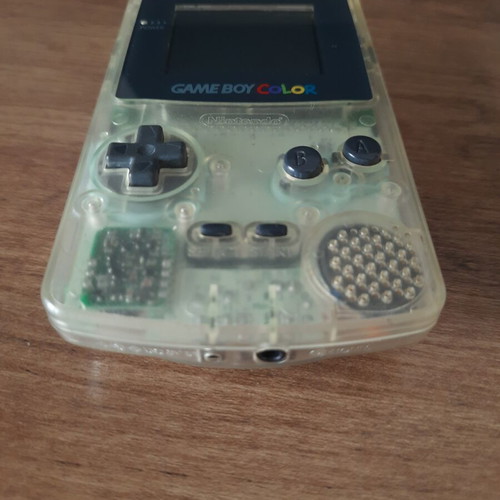 Nintendo Gameboy Color transparent handheld console