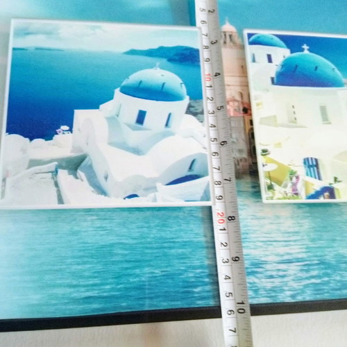 Santorini wall clock used 73x26