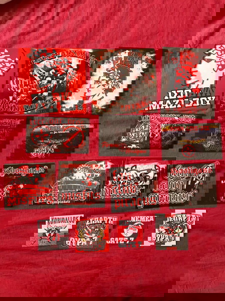 14 αυτοκόλλητα ολυμπιακός θύρα 7
