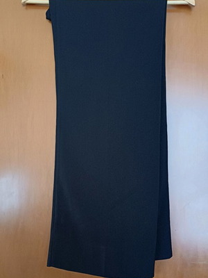 Black pants used, size 46 with darts