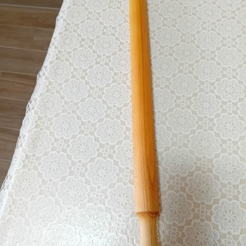 Wooden rolling pin for dough, 60 cm