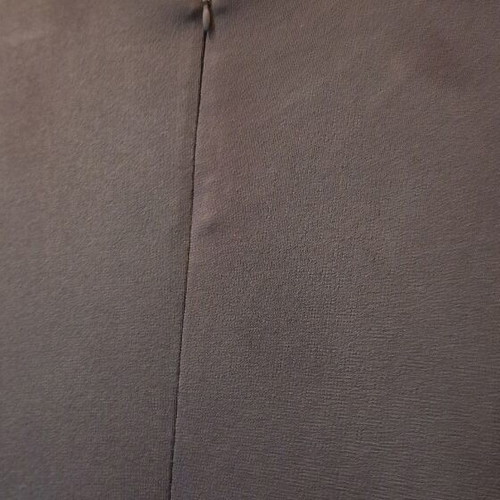 Draped dress with long sleeves Medium like new, gray