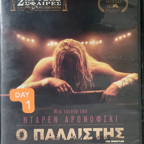 Collection of 5 used DVDs with subtitles: Runaway Jury, Cinderella Man, The Wrestler, Pride and Glory, In the Electric Mist