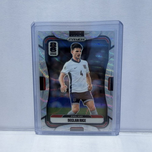 2026 Panini Prizm FIFA World Cup Declan Rice Silver Wave SP England #98 card new