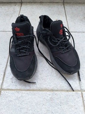 Adidas ZX 22 Boost sneakers used, black, size 41⅓