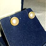  Μαργαριτάρια σκουλαρίκια ασημένια 925