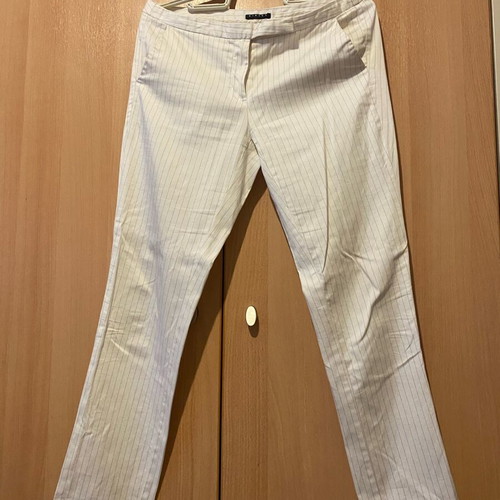 Stradivarius jacket new L white with Sisley pants gift