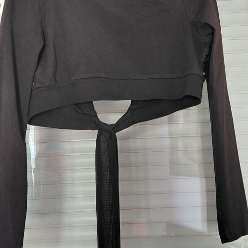 Women's black bolero with sequins