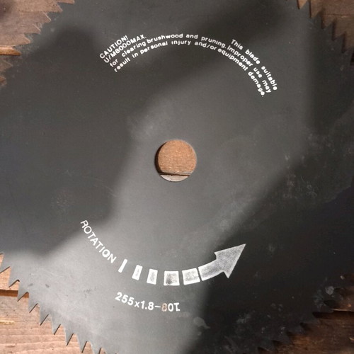 Brush cutter blade 255×1.8-80T new