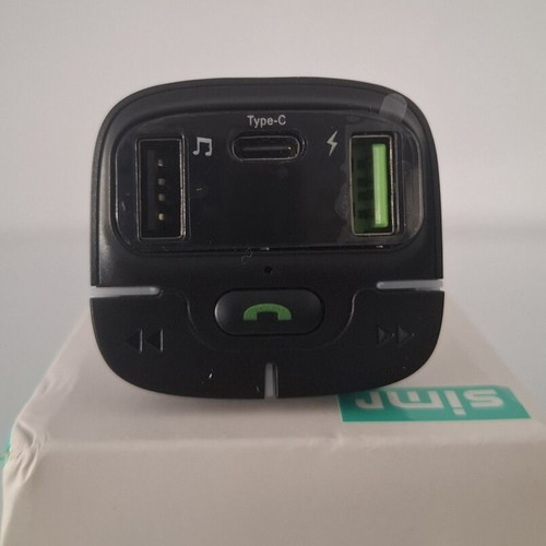 FM Transmitter Bluetooth Car SINR W1 USB & Type-C new