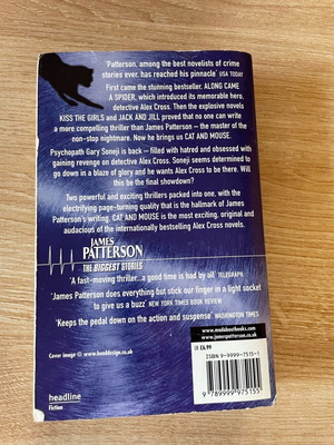 Αγγλικό μυθιστόρημα James Patterson μεταχειρισμένο, Swimsuit και Cat and Mouse