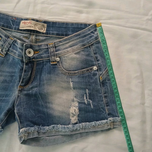 Verdi denim shorts low-rise XS like new, blue