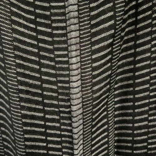 Armani Exchange unisex scarf used, grey with stripes