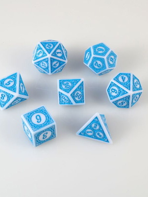 Dice set for Dungeons & Dragons with pouch new