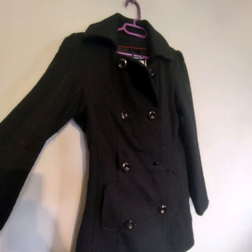 Pepe Jeans coat black, elegant, like new