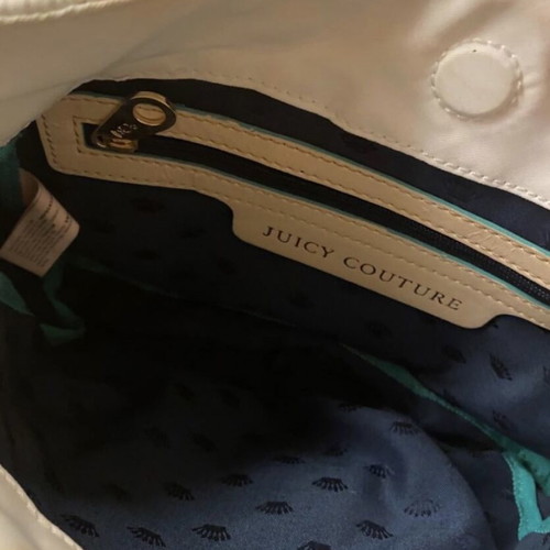 Juicy Couture bag used white with gold chain