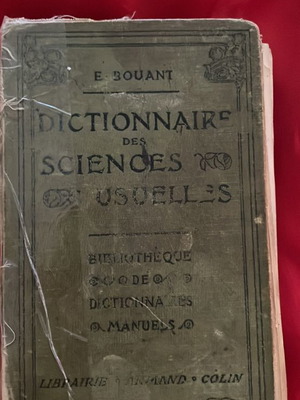 French dictionary used of natural history vintage 1840