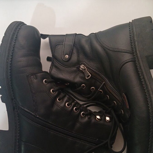 Commanchero women's leather ankle boots used, very soft, black