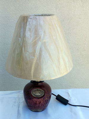 Chivas Royal Salute porcelain whisky bottle table lamp like new