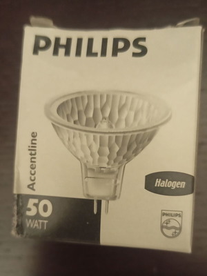 Λάμπες σποτ αλογόνου Philips 12V-50W καινούργιες, πακέτο 6