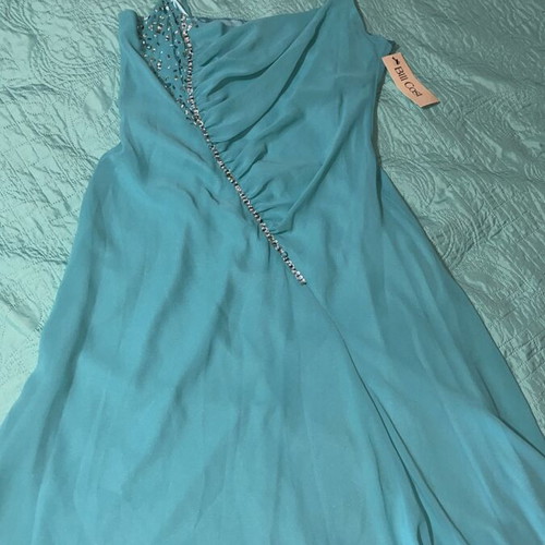 Bill Cost Aqua maxi dress XL, new with tags