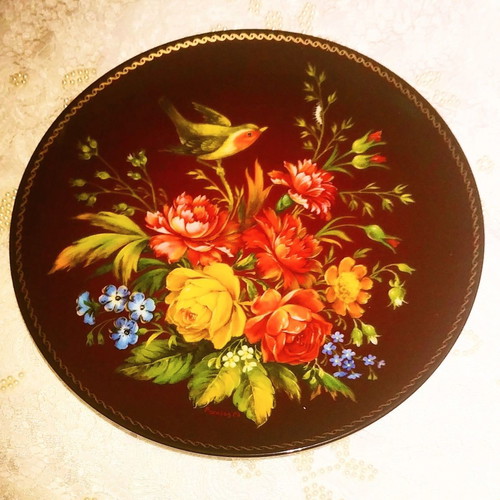 Bradex Fantasy wall plate collection 6pcs porcelain Russia 1991 new