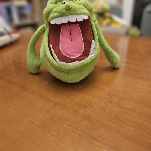 Ghostbusters Slimer plush used collectible toy