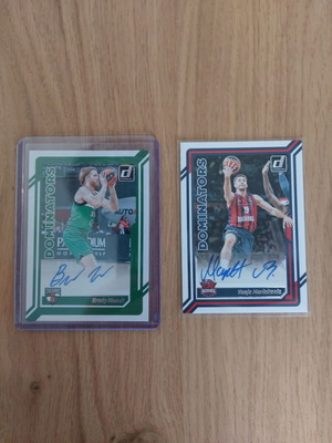 Panini Donruss Euroleague 2023-2024 Dominators Series 2 συλλεκτικές υπογεγραμμένες κάρτες σαν καινούργιο
