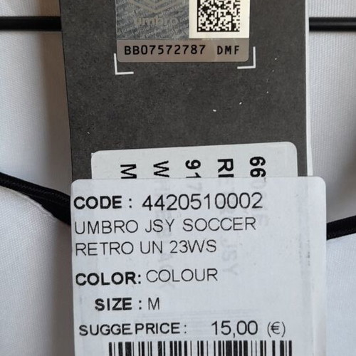 Πόλο αθλητικό Umbro καινούργιο, μέγεθος M, ταιριάζει και σε L, μαύρο και άσπρο