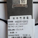 Πόλο αθλητικό Umbro καινούργιο, μέγεθος M, ταιριάζει και σε L, μαύρο και άσπρο