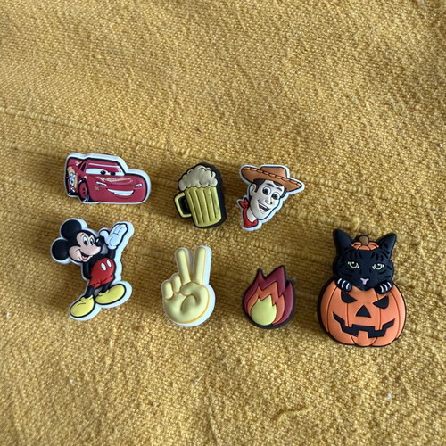 Crocs charms authentic, used