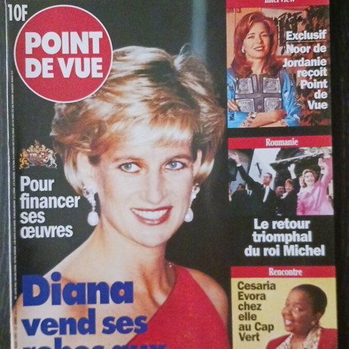 Point de Vue magazine Princess Diana March 1997