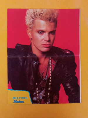 Billy Idol poster new from Blek