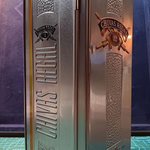 Chivas Regal whiskey bottle collectible box like new