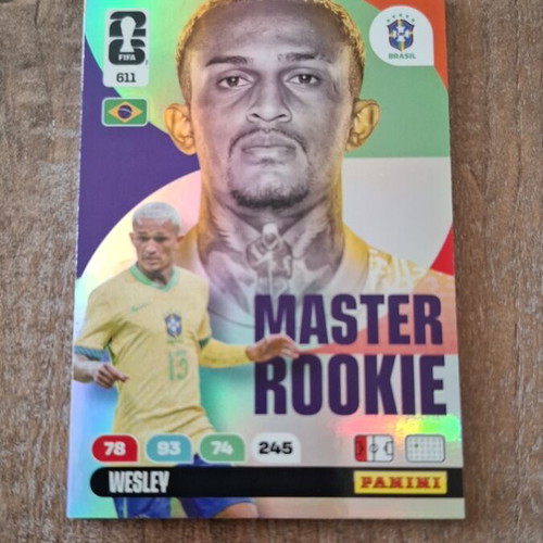 Panini Adrenalyn XL World Cup 2026 Master Rookie Wesley Card new