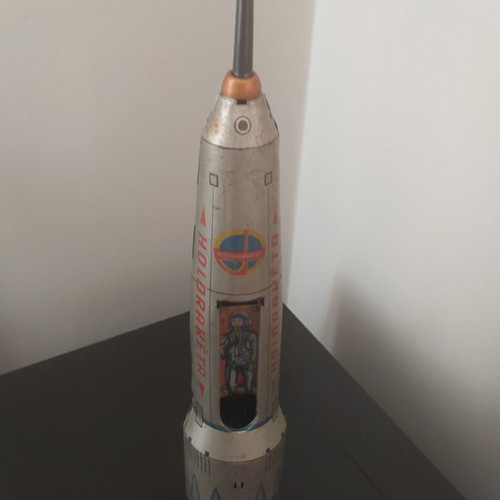 Rocket toy 1970 used, 38cm