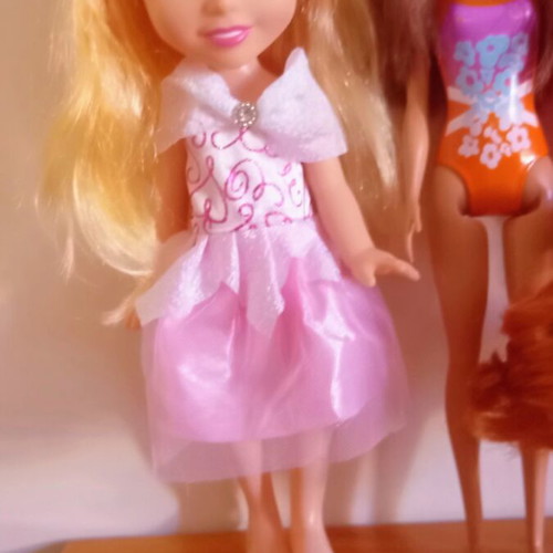 Doll pack with Barbie, animal, princess, mermaid like new