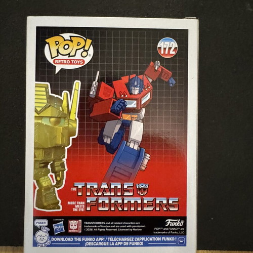 Funko Pop Optimus Prime LE9500 pcs new