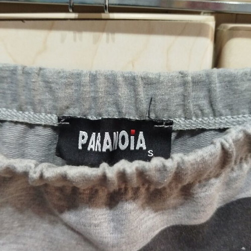 Paranoia Y2K grey midi pencil skirt like new, small-medium