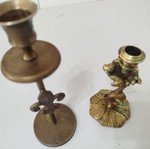 Copper Candle Holders used