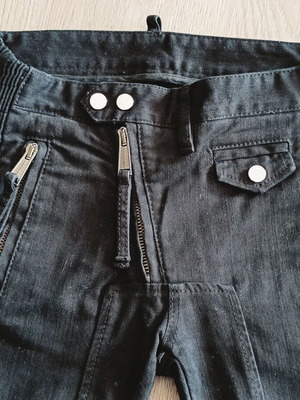 Dsquared2 Biker slim jeans black like new, size XS