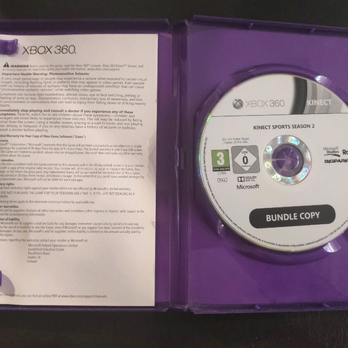 Xbox 360 Kinect Sports video game like new