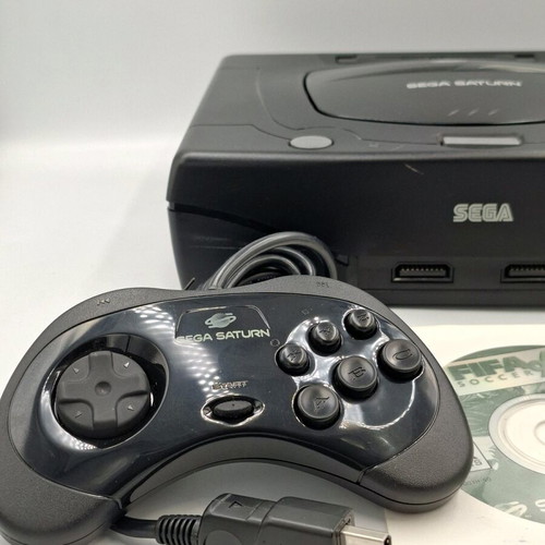 Sega Saturn used console with 1 controller and 1 game