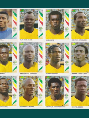 Panini World Cup 2006 Togo sticker set
