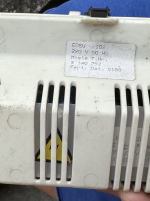 Miele Washing Machine Control Board like new, compatible with models W697-W711