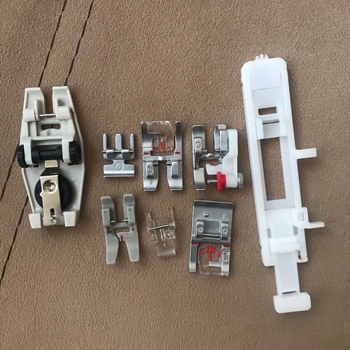 Pfaff Passport 3.0 sewing machine used with extra feet and full set