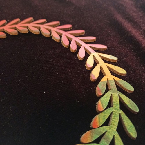 Leather necklace like new, multicolored, from Goulandris Museum