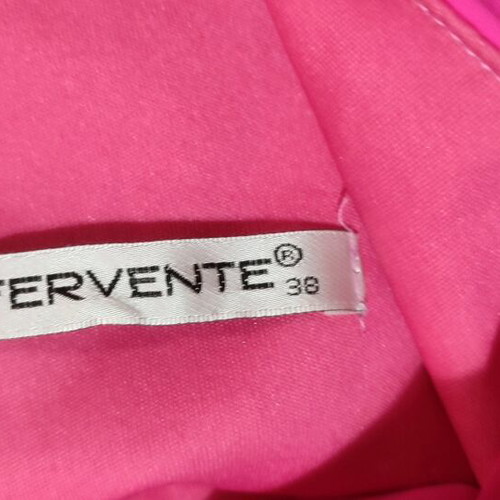 Fervente fuchsia dress No 38 like new with shoulder ties